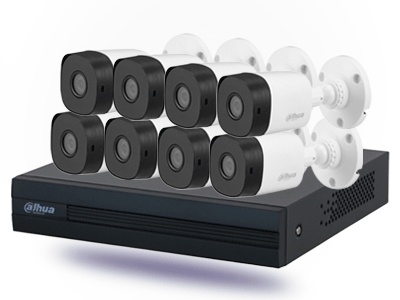 DAHUA KITXVR1B08- I+8-B1A21- Kit 8 Canales 2 MP/ DVR Cooper-I WizSense