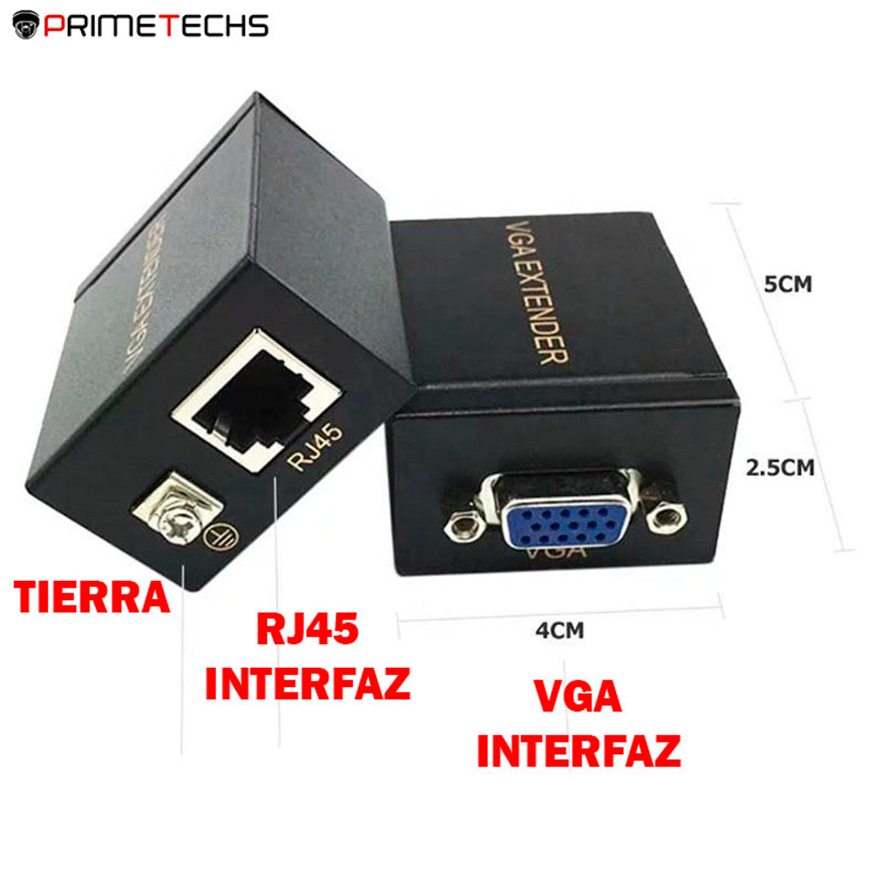 Extensor VGA de 60 metros sobre cable UTP