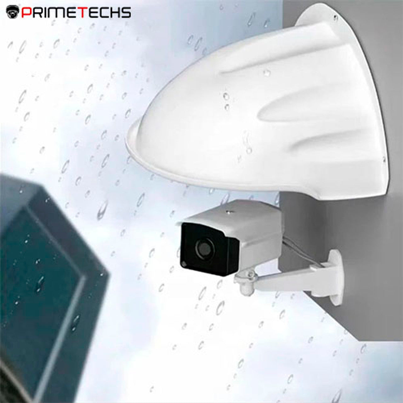 Protector tipo techo para cámaras de seguridad