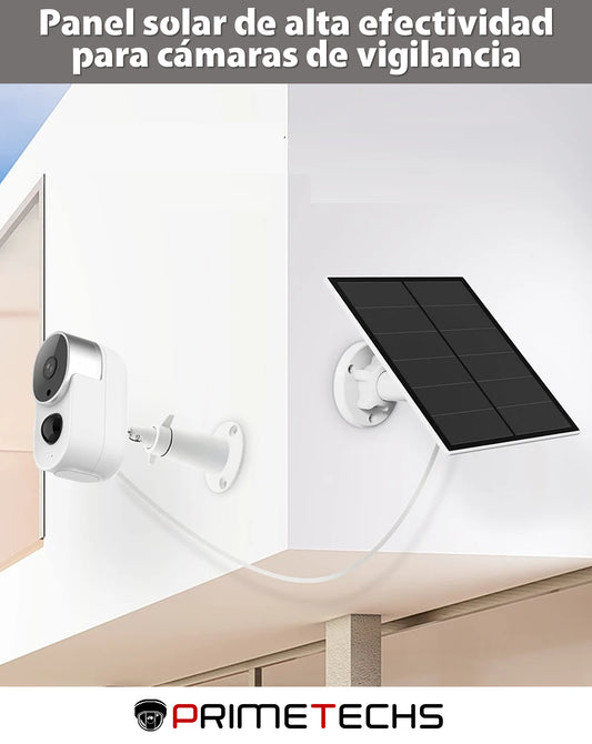 Panel solar a 5v para cámara de Batería Primetechs TUYA