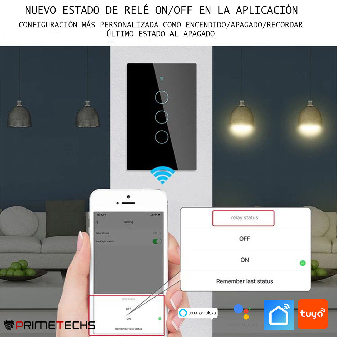 Apagador/Interruptor Inteligente de 2 vías