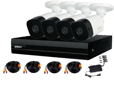 DAHUA KITXVR1B08-I-2MP4CP - Kit 8 Canales 2 Megapíxeles/ DVR Cooper-I WizSense