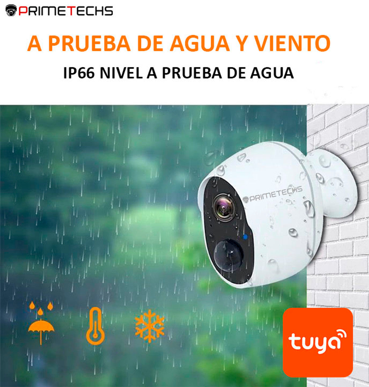 Cámara IP WIFI 2 mp Sensor Pir, batería larga duración(opcional con panel solar para carga de batería)