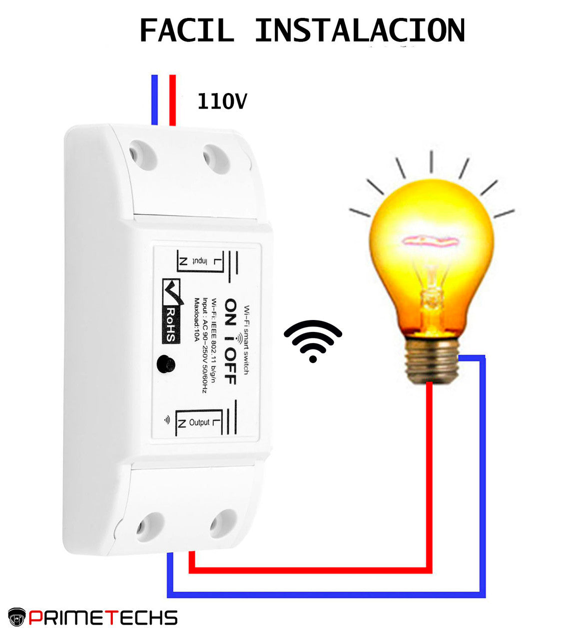 Apagador/Interruptor Inteligente 110V