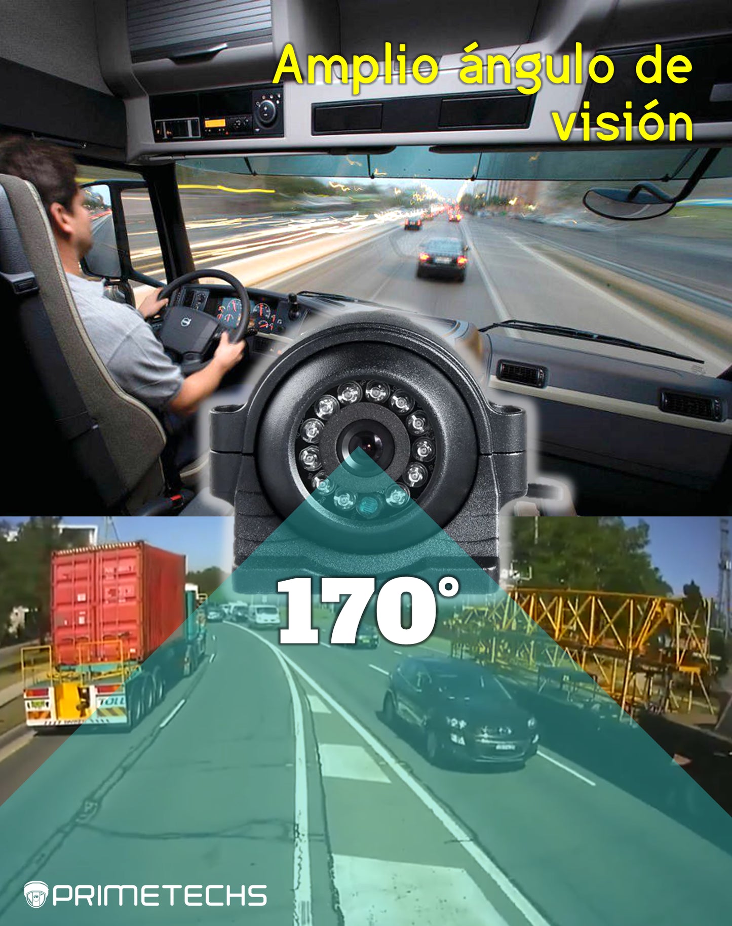 Cámara Domo 1080P Lente 2.8mm para DVR Móvil