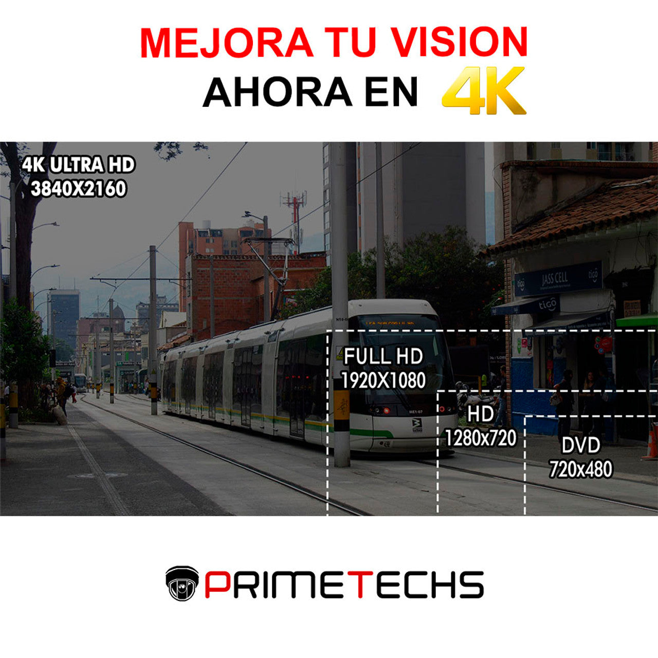 Cámara IP PT WIFI y Cable RJ45 LAN, 8MP, 4k, detección y seguimiento humano, Inteligencia Artificial y grabación en nube(Opcional)