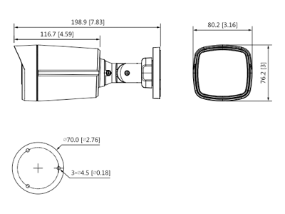 DAHUA HAC-HFW1500TL-A-28 - Cámara Bullet de 5 Megapixeles
