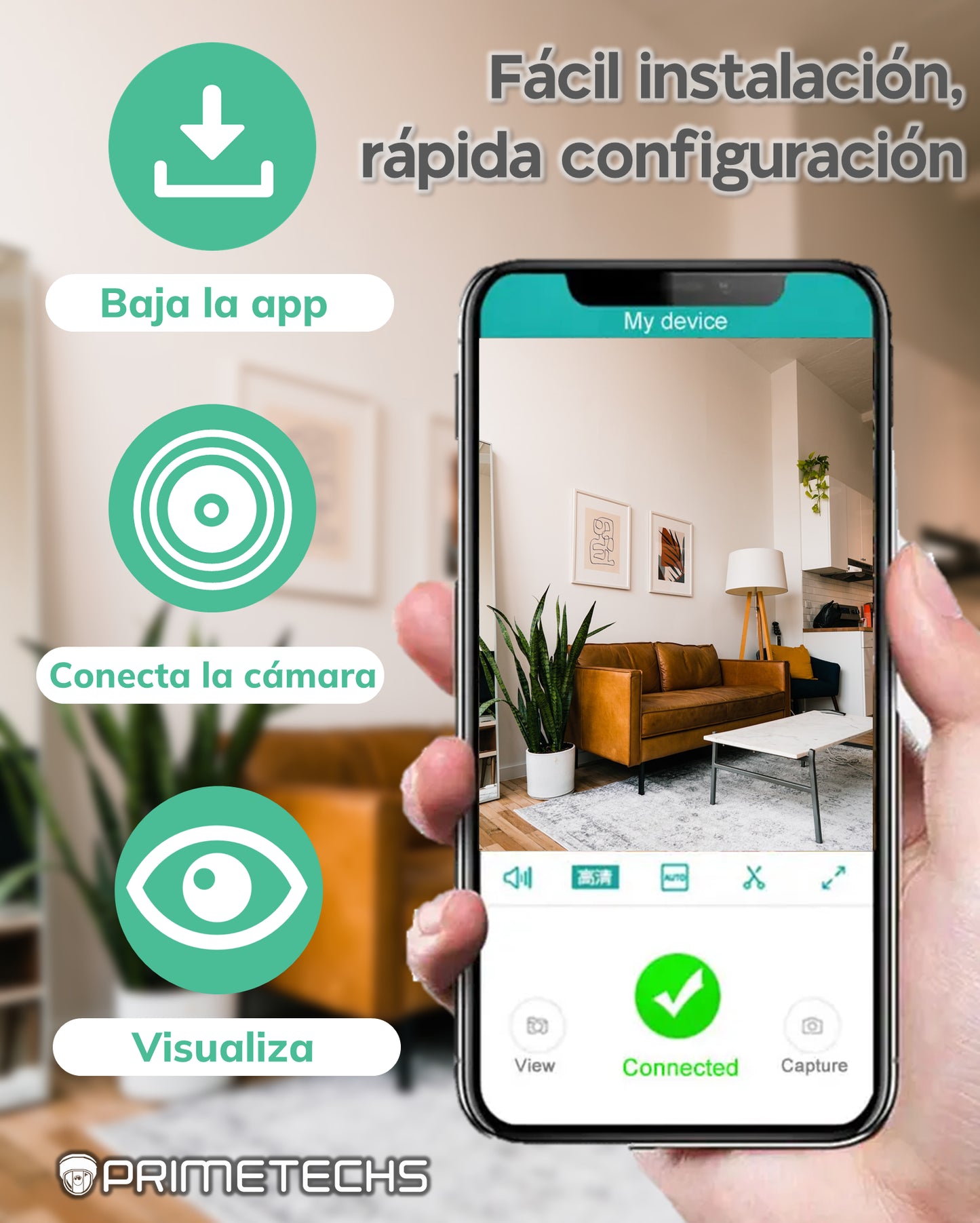 Mini cámara WiFi HD Micro Voz Video Grabadora Inalámbrica IP Aplicación celular V380