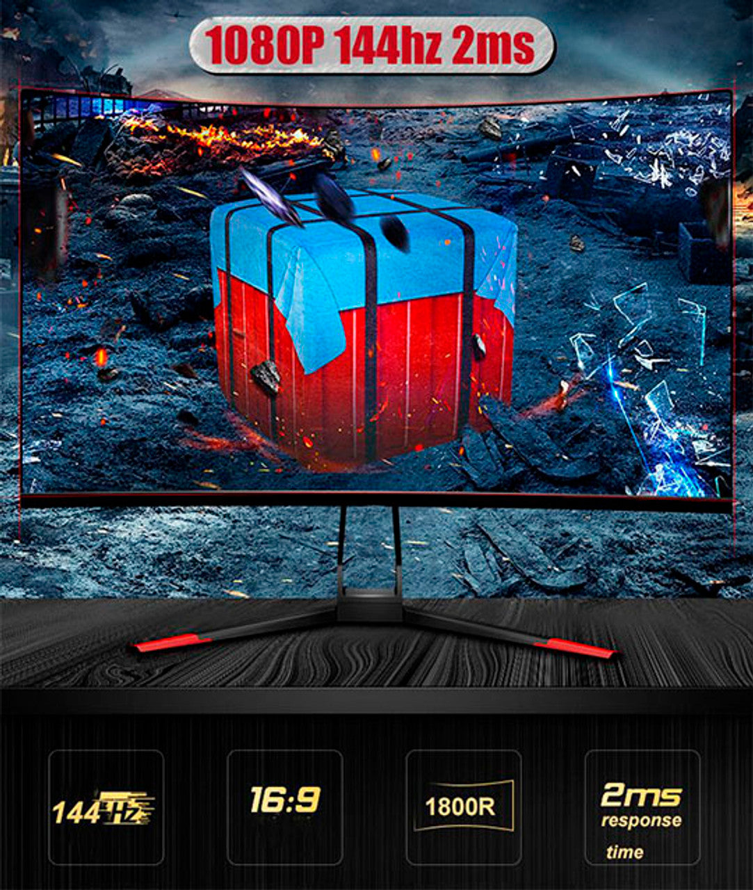Monitor 27 Pulgadas Gamer Full HD