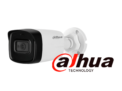 DAHUA HFW1801TL-A - Cámara Bullet 4K con Micrófono Integrado/ 8 Mp