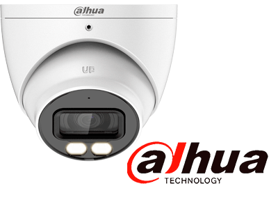 DAHUA HAC-HDW1809TLM-A-LED - Cámara Domo Eyeball 4k Full Color 8 Megapixeles