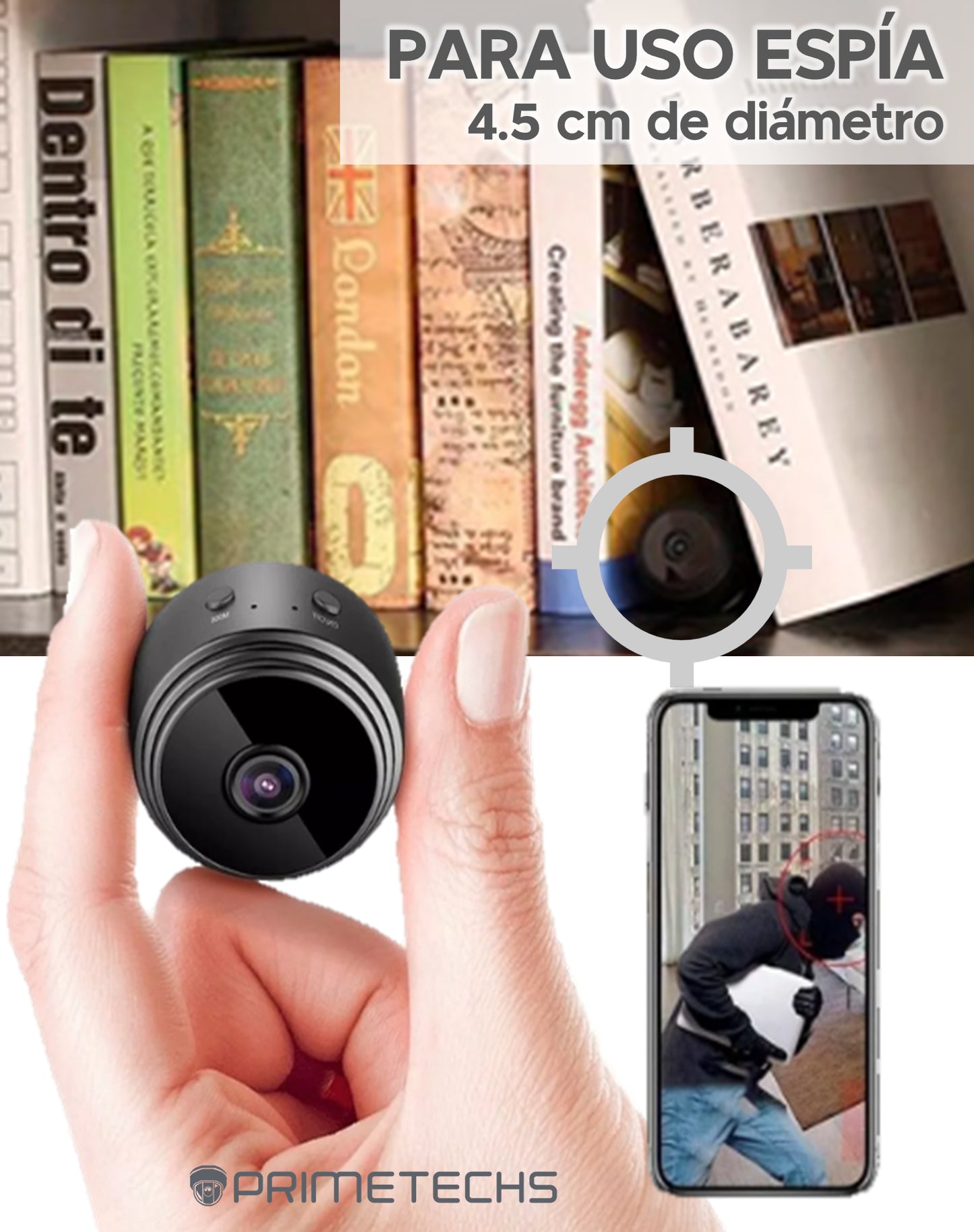 Mini cámara WiFi HD Micro Voz Video Grabadora Inalámbrica IP Aplicación celular V380