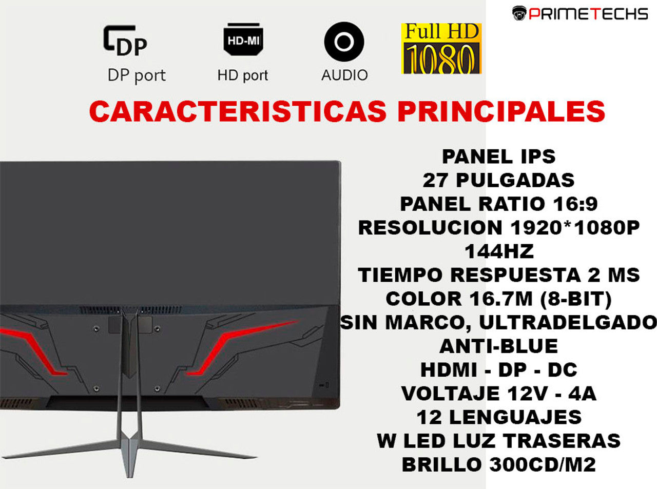 Monitor 27 Pulgadas Gamer Full HD