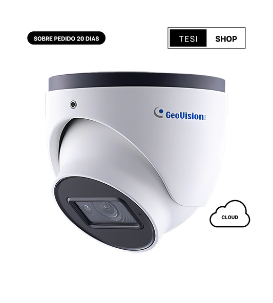 GV-GEB4900 Cámara IP GeoVision 4MP H.265 Super Low Lux WDR Pro IR Eyeball