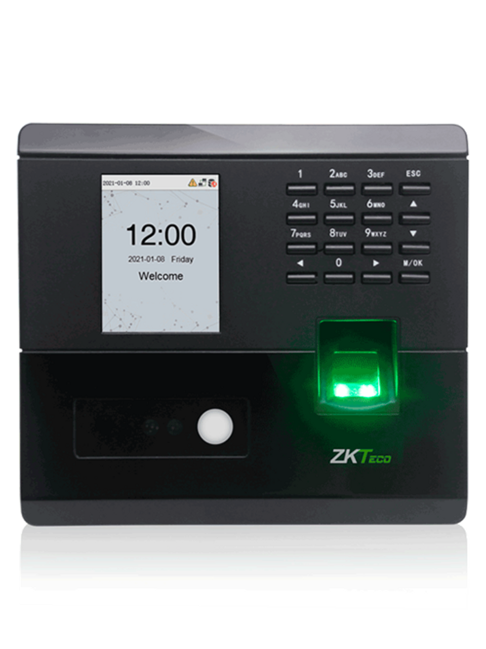 Asistencia y Acceso simple para 500 huellas y 100 rostros ZKTeco